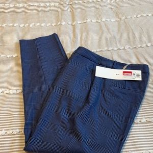 Hugo boss trouser blue print size 10 new tags